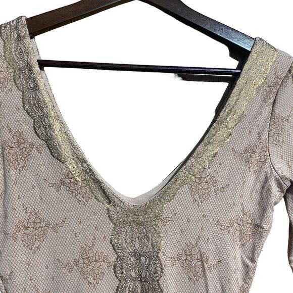 Bebe Doilace Hin snake animal print tan bodycon mini dress - women's XS - Picture 3 of 8